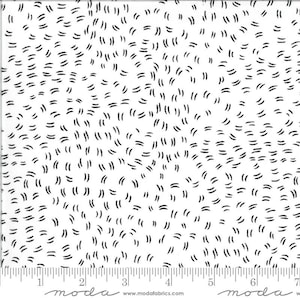 Dwell in Possibility-- Ivory Scratch  (48318 19) by Gingiber for Moda -- Fat Quarter