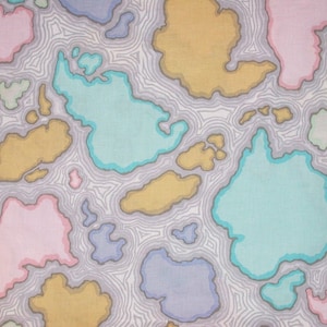Kaffe Fassett Collective -- Fat Quarter of Kaffe Fassett Map in Pastel