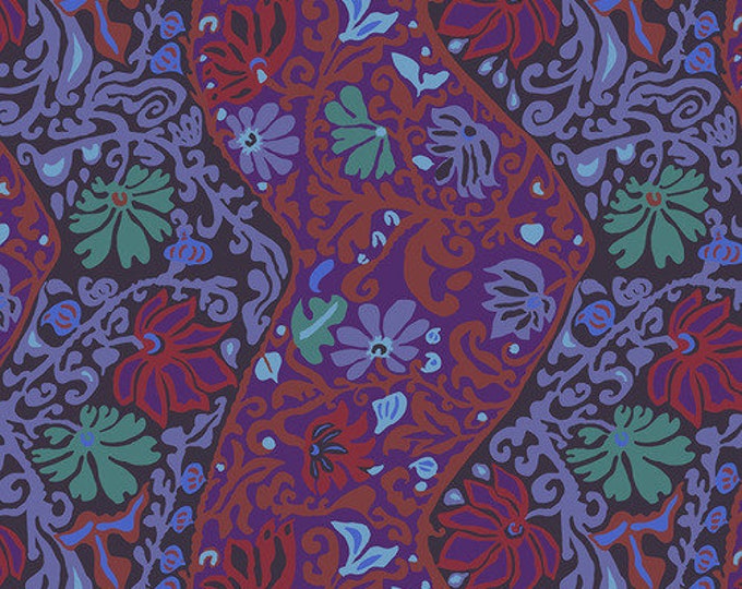 Kaffe Fassett -- Fat Quarter of Bali Brocade in Purple