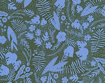 Robert Kaufman -   AIL-19560-71 LAGOON by Hello!Lucky from Wild and Free - Fat Quarter