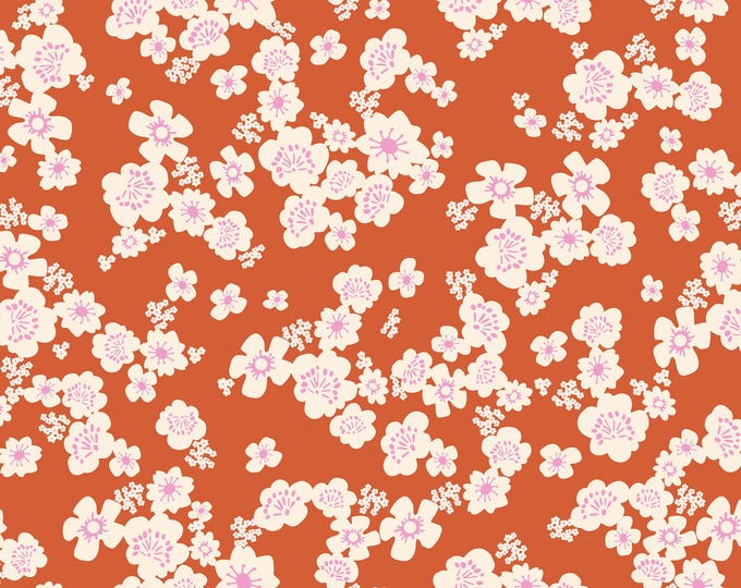 Paper Cuts -- (RS1110 16) Hana in Orange by Rashida Coleman Hale for Ruby Star Society
