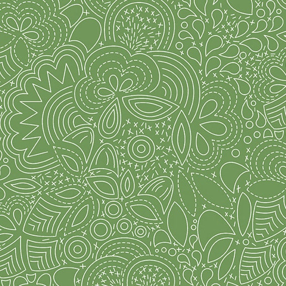 Century Prints Hopscotch Stitched Brass - Alison Glass - PER QUARTER METRE Century Prints Hopscotch Stitched Brass - Alison Glass - PER QUARTER METRE
