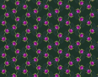 Made My Day Fabric by Anna Maria Horner -- Fat Quarter of Cheer in Forest