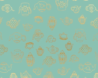 Purl by Sarah Watts -- Tea Time in Water (RS203514M) by Ruby Star Society for Moda -- Fat Quarter