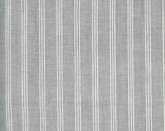 Moda Low Volume Wovens Wide Silver Stripe by Jen Kingwell -- Fat Quarter