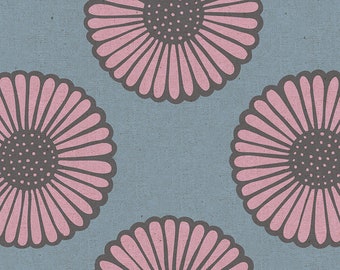 Unruly Nature by Jen Hewitt for Ruby Star Society CANVAS -- 25cm cut of African Daisy in Sky