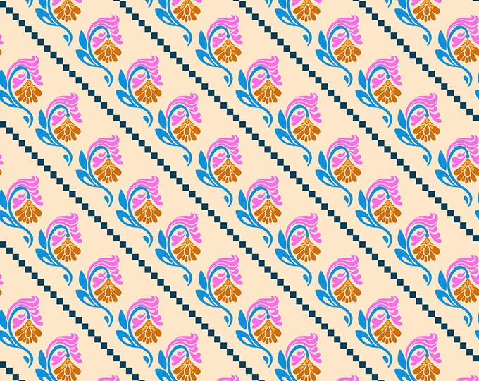 Fluent Fabric by Anna Maria Horner -- Fat Quarter of Tilt in Froth