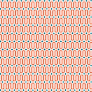 Sunburst von AGF Studio für Art Gallery Fabrics - Fat Quarter of Good Vibes Tangerine