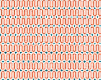 Sunburst by AGF Studio for Art Gallery Fabrics -  Fat Quarter of Good Vibes Tangerine