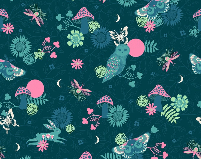 Firefly Twilight Teal (RS2066 12) by Sarah Watts for Ruby Star Society