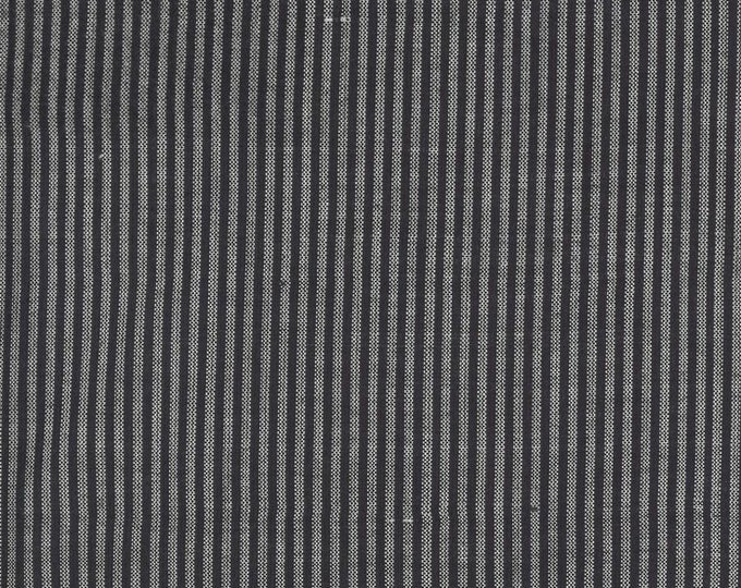 Moda Low Volume Wovens Charcoal Stripe by Jen Kingwell -- Fat Quarter