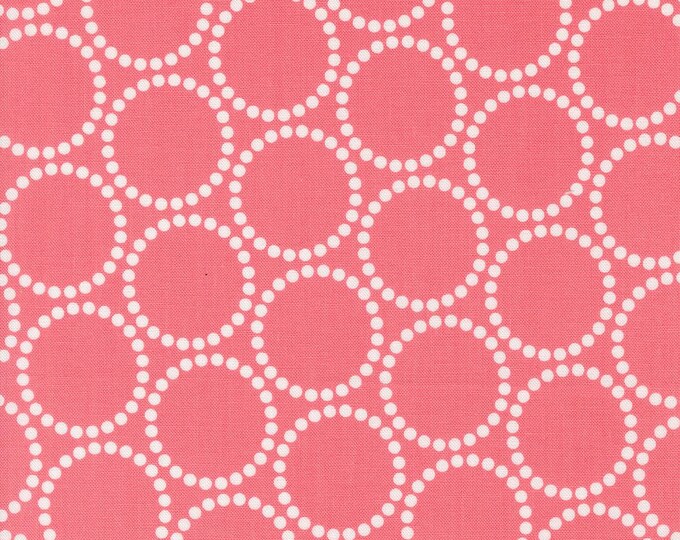 Love Letter by Lizzy House- (37125 19) -- Fat Quarter of Pearl Bracelet in Tea Rose