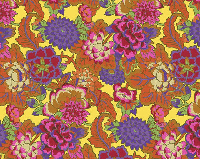 Kaffe Fassett Collective August 2021 -- Fat Quarter of Kaffe Fassett Cloisonne in Orange