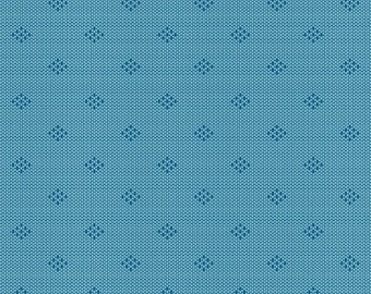 Entwine by Guicy Guice for Andover Fabrics - Fat Quarter of Intersect in Ocean