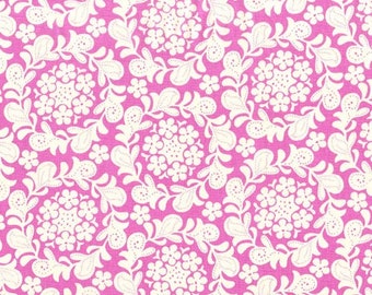 Strawberry Moon bySandi Henderson for Michael Miller - Petite Henna Garden in Berry - Fat Quarter