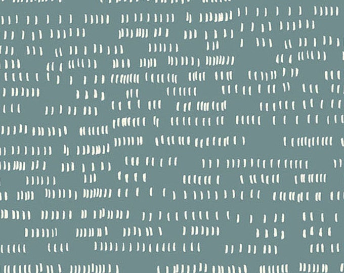Whiskers and Dash by Sarah Golden for Andover Fabrics - Fat Quarter of Dash in Sky (A-9171-T)
