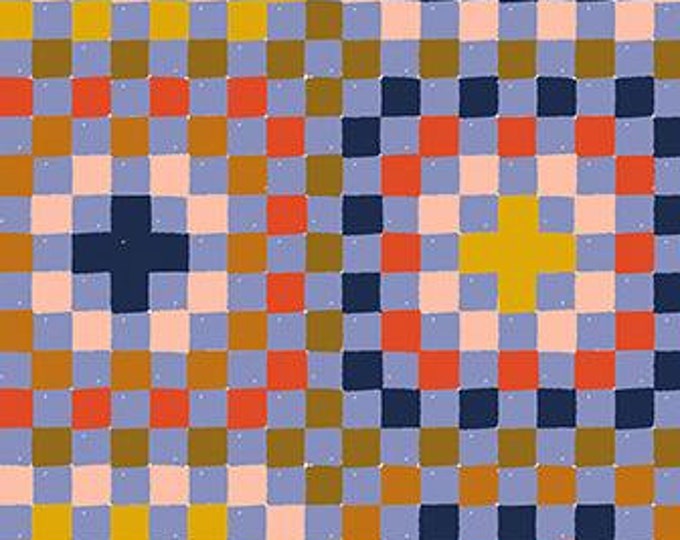 Honey Granny Square In Dusk (RS4053 16) by Alexia Marcelle Abegg for Ruby Star Society -- Fat Quarter