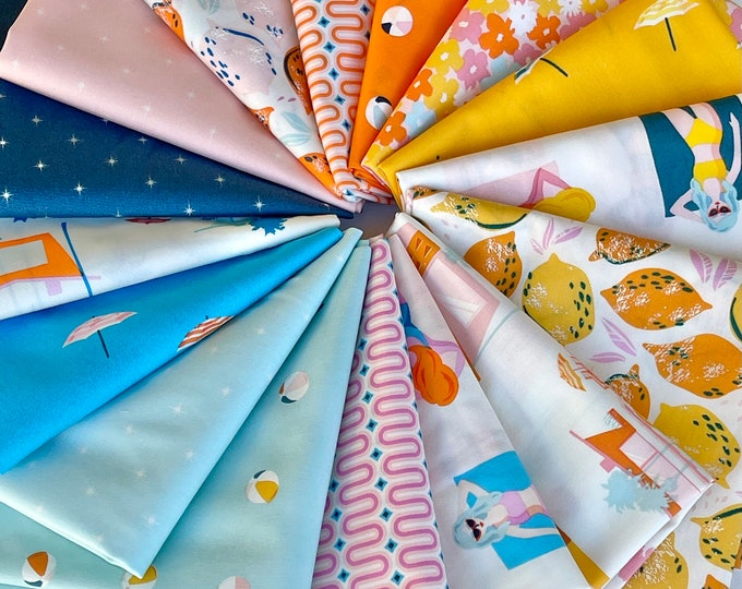 Sunburst by AGF Studio for Art Gallery Fabrics -  Fat Quarter of All 16 Prints