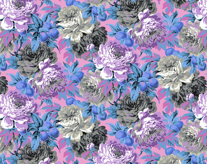 Kaffe Fassett Collective February 2020 -- Fat Quarter of Philip Jacobs Luscious in Grey