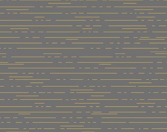 Greatest Hits Volume 1 by Libs Elliot for Andover Fabrics - Dashes in Shale - Fat Quarter