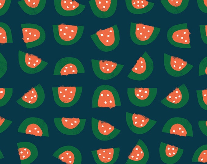 Food Group Watermelon in Peacock (RS5040 15) by Ruby Star Society -- Fat Quarter
