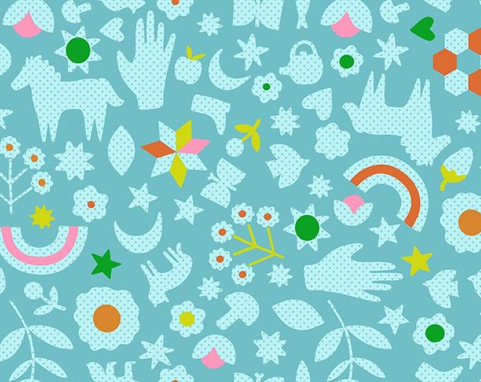 Catnap -- (RS4131 15) Little Luck in Turquoise by Alexia Marcelle Abel