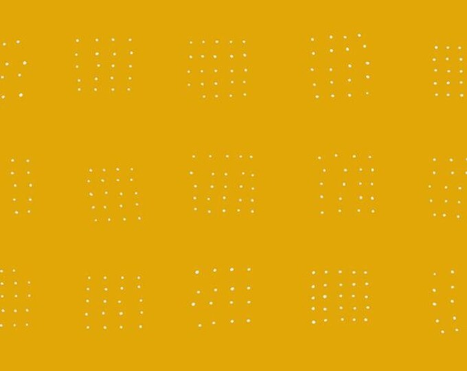 First Light in Ghost Saltines in Goldenrod (RS046-12) by Ruby Star Society for Moda -- Fat Quarter