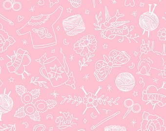 Purl by Sarah Watts -- Yarn Flash in Florida (RS203312) by Ruby Star Society for Moda -- Fat Quarter