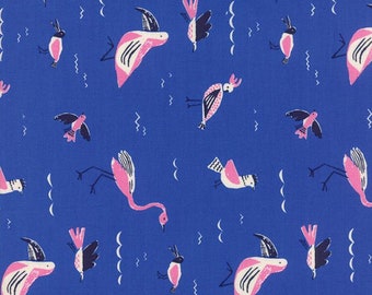 Moda Yucatan Seabirds in Deep Sea (1671120) by Annie Brady -- Fat Quarter