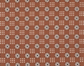 Katie Jump Rope by Denyse Schmidt for Free Spirit Fabrics -   Atomic Dot in Nugget View Fabric