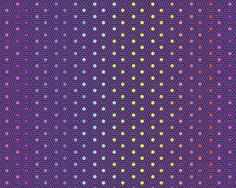 Fat Quarter Hexy in Starling - Tula Pink's True Colors for Free Spirit Fabrics