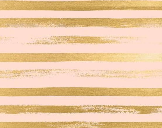 Zip in Stripe Pale Peach by Rashida Coleman Hale -- (RS1005-31M) Ruby Star Society for Moda -- Fat Quarter