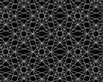 Stealth by Libs Elliot for Andover Fabrics -  Fat Quarter of Frequency in Coal
