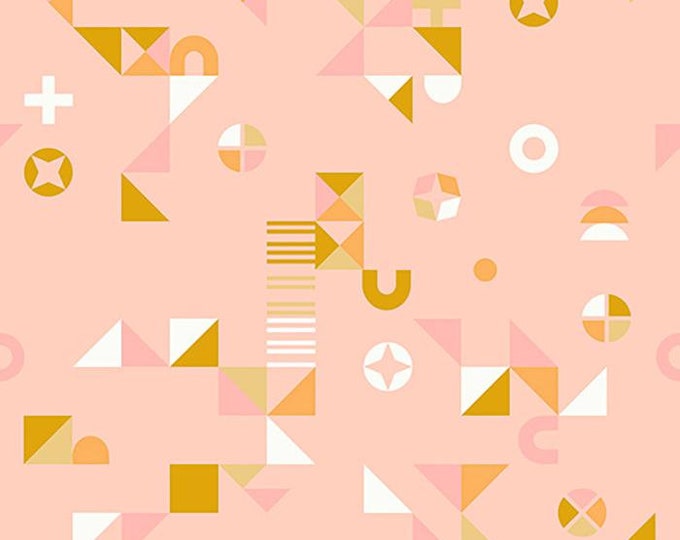 Koi Pond by Ruby Star Society -- Fat Quarter of Motif Madness in Pale Peach (RS1040 12)