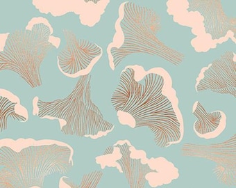 Elixir by Melody Miller for Ruby Star Society -- Fat Quarter of Forager in Frost Metallic