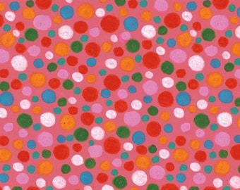 Keiko Goke's Wonderland for Free Spirit Fabrics -- Fat Quarter of Colorful Spots in Multi