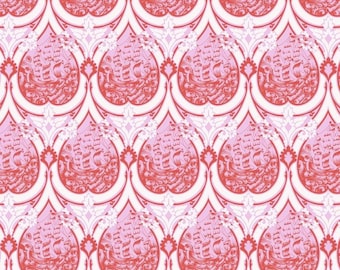 Fat Quarter Sea of Tears in Melon - Tula Pink's Deja Vu Parisville for Free Spirit Fabrics