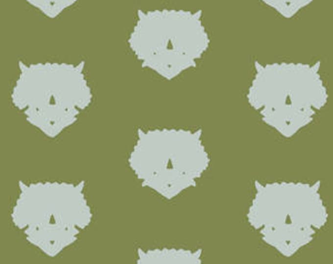 Esoterra by Katarina Rocella for Art Gallery Fabrics - Triceratops in Olive