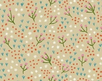 Meriwether by Amy Gibson for Windham Fabrics - High Meadow in Oatmeal - Fat Quarter
