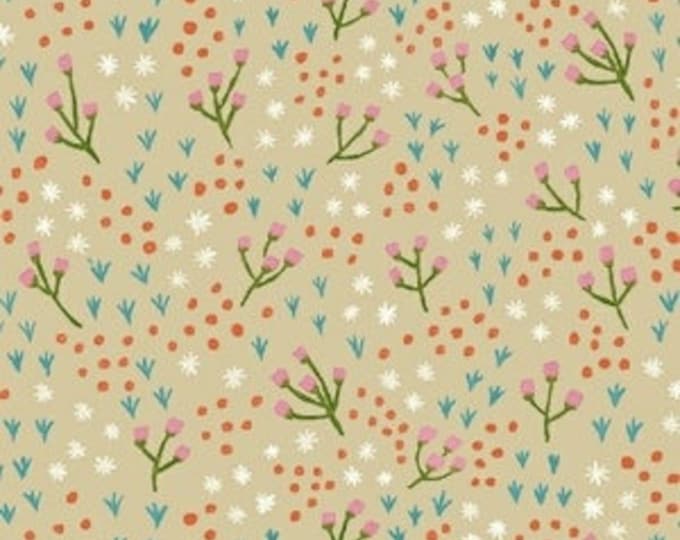 Meriwether by Amy Gibson for Windham Fabrics - High Meadow in Oatmeal - Fat Quarter