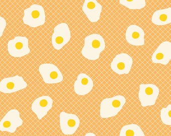 Egg and Friends-- (RS3090 11) Fried Eggs in Cantaloupe by Kimberly Kight