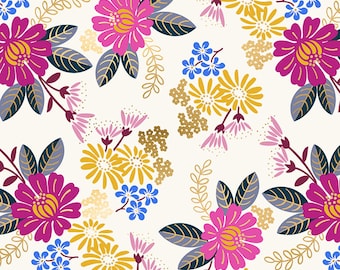 Reign Eminence in Sweet Cream (RS1026 11M) by Ruby Star Society -- Fat Quarter