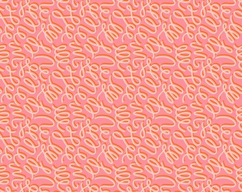 Reverie by Melody Miller for Ruby Star Society -- Fat Quarter of Loops in Sorbet