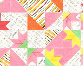 Heather Ross By Hand -- Fat quarter of 54261C-1