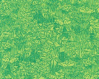 In Stock! Friedlander by Carolyn Friedlander - Fat Quarter- Green Wall Lawn in Ultra Marine