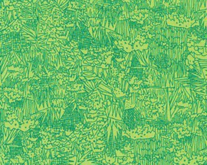 In Stock! Friedlander by Carolyn Friedlander - Fat Quarter- Green Wall Lawn in Ultra Marine