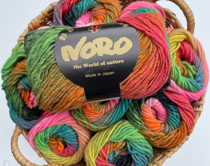 NORO Kureyon - (438) "Sakai " - 50g - 100% Wool- 10 Ply Yarn