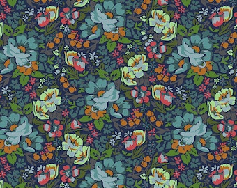 Love Always by Anna Maria Horner Fabrics for Free Spirit Fabrics - Fat quarter of Overachiever in Mystery