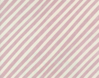 Love Letter by Lizzy House- (37126 36) -- Fat Quarter of Candy Stripe in Mauve