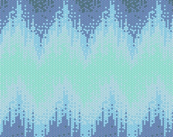 Fat Quarter High Tide Aquamarine  - Tula Pink's Zuma for Free Spirit Fabrics
